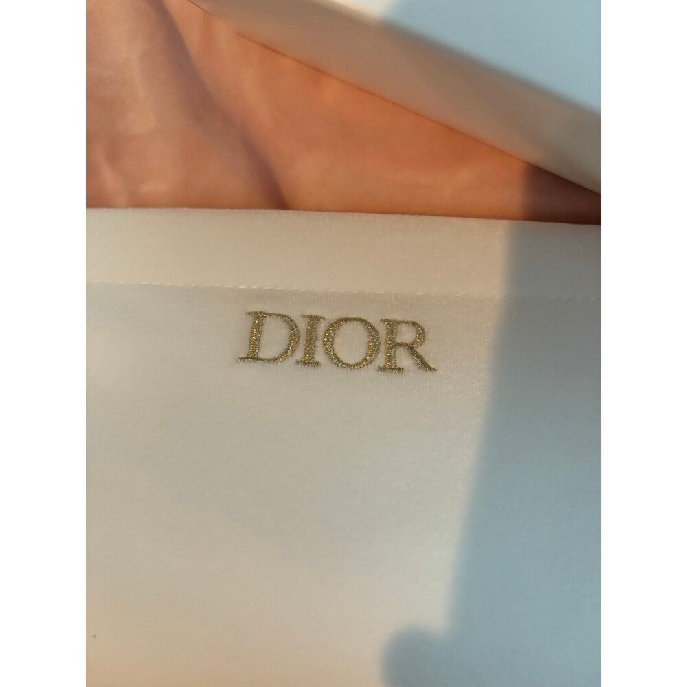 Dior white velvet Trousse - Picture 5 of 6